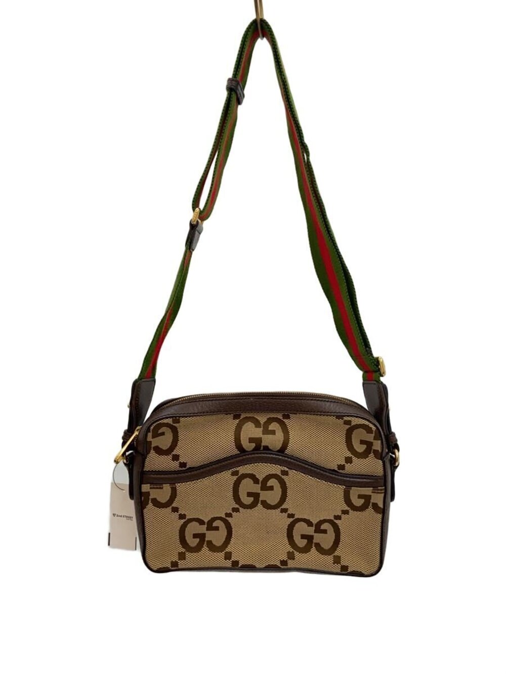 Gucci Shoulder Bag Jumbo GG Canvas Beige All over